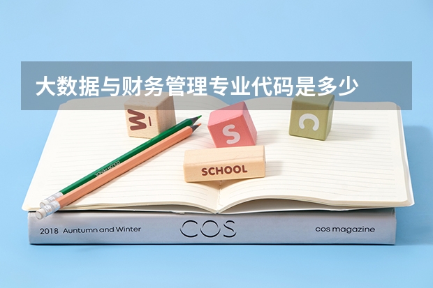大数据与财务管理专业代码是多少