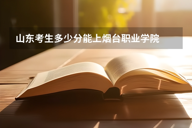 山东考生多少分能上烟台职业学院