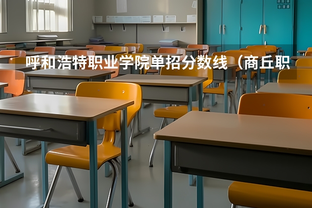呼和浩特职业学院单招分数线（商丘职业技术学院单招分数）