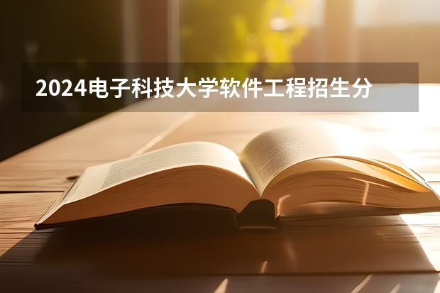 2024电子科技大学软件工程招生分数线是多少 电子科技大学软件工程专业历年分数线总汇
