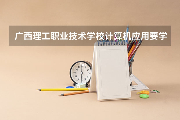 广西理工职业技术学校计算机应用要学几门课程 专业能力要求是什么